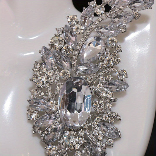 Elegant Luxury Rhinestone Brooch Pin