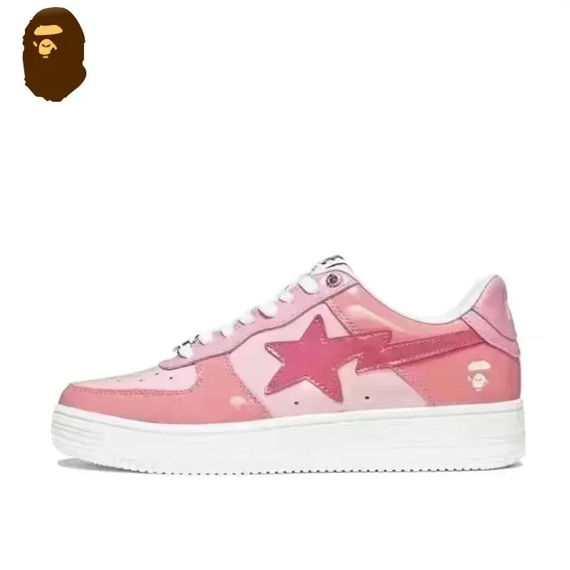 Original Bape Men women skate shoes Fashion BAPESTA Casual Shoes Classic Force Basketball Shoes sneakers