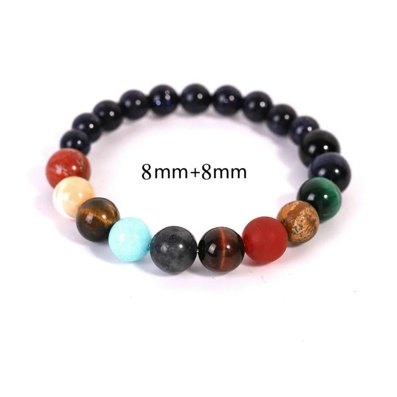 Eight Planets Natural Stone Bracelet Uniquely Yours Designs