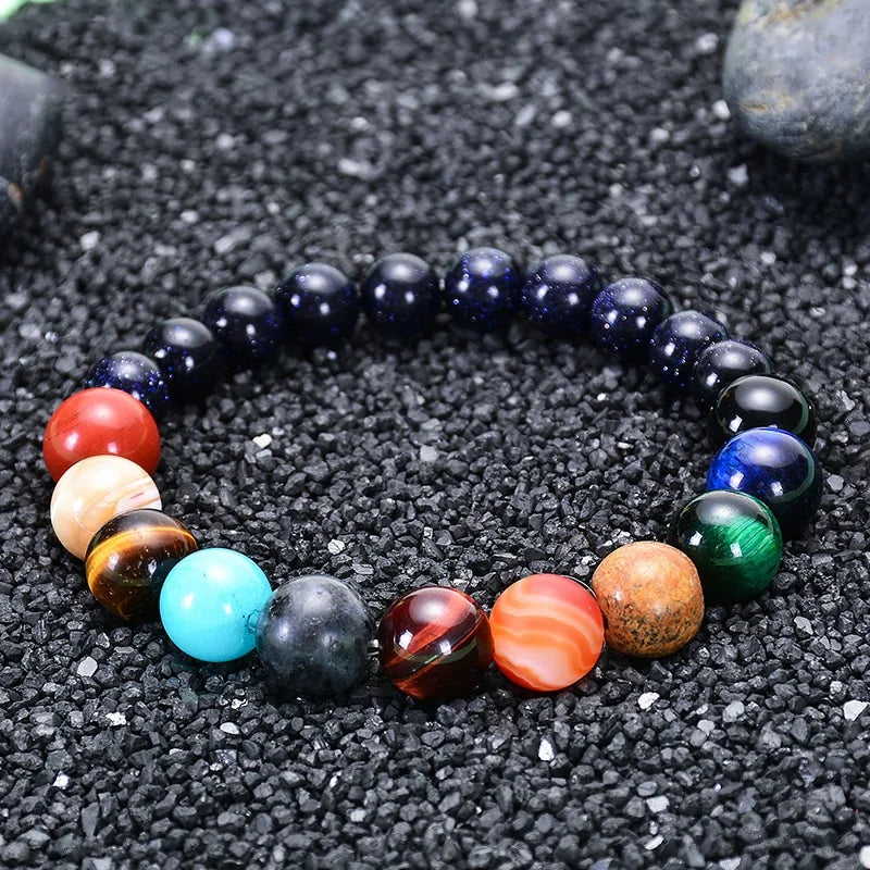 Eight Planets Natural Stone Bracelet Uniquely Yours Designs