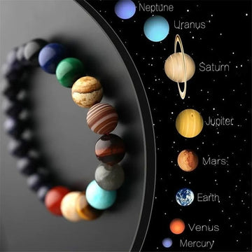 Eight Planets Natural Stone Bracelet Uniquely Yours Designs