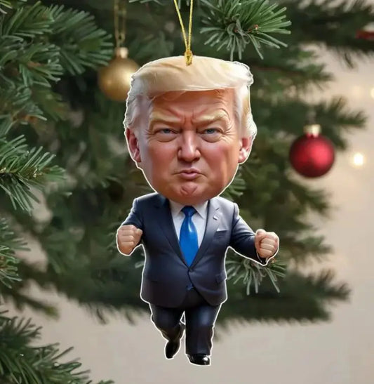 Trump Pendant Acrylic Material For Christmas Tree