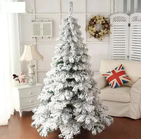 120-300 Large White Snow PVC Christmas Tree Xmas Trees for Holiday Indoor Outdoor Party Market Decoration & Christmas Decoration