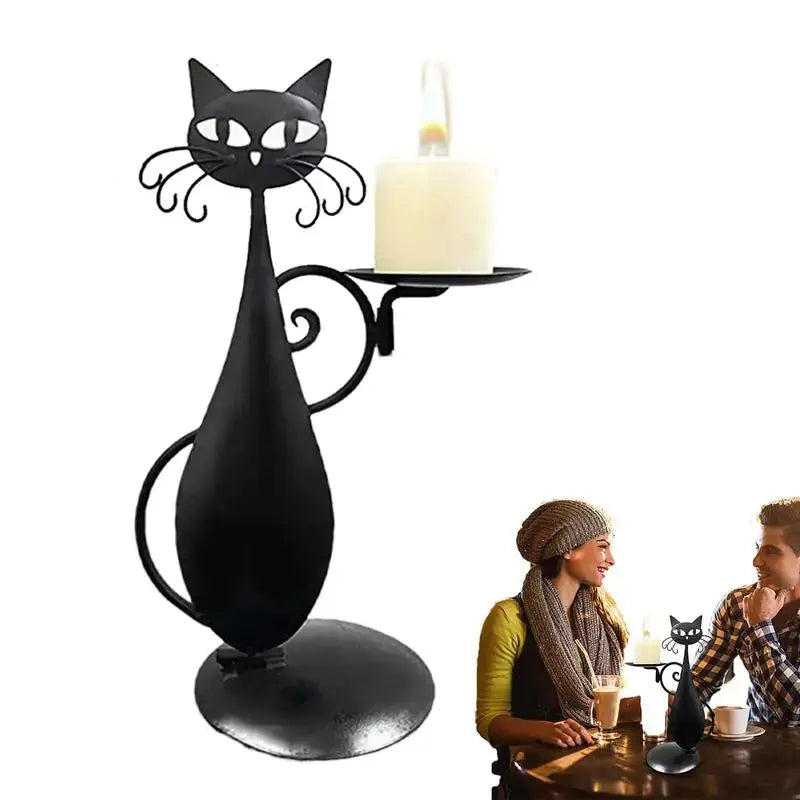 Black Cat Candle Holder Uniquely Yours Designs