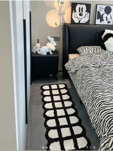 Black & White Runner Rugs Uniquely Yours Designs