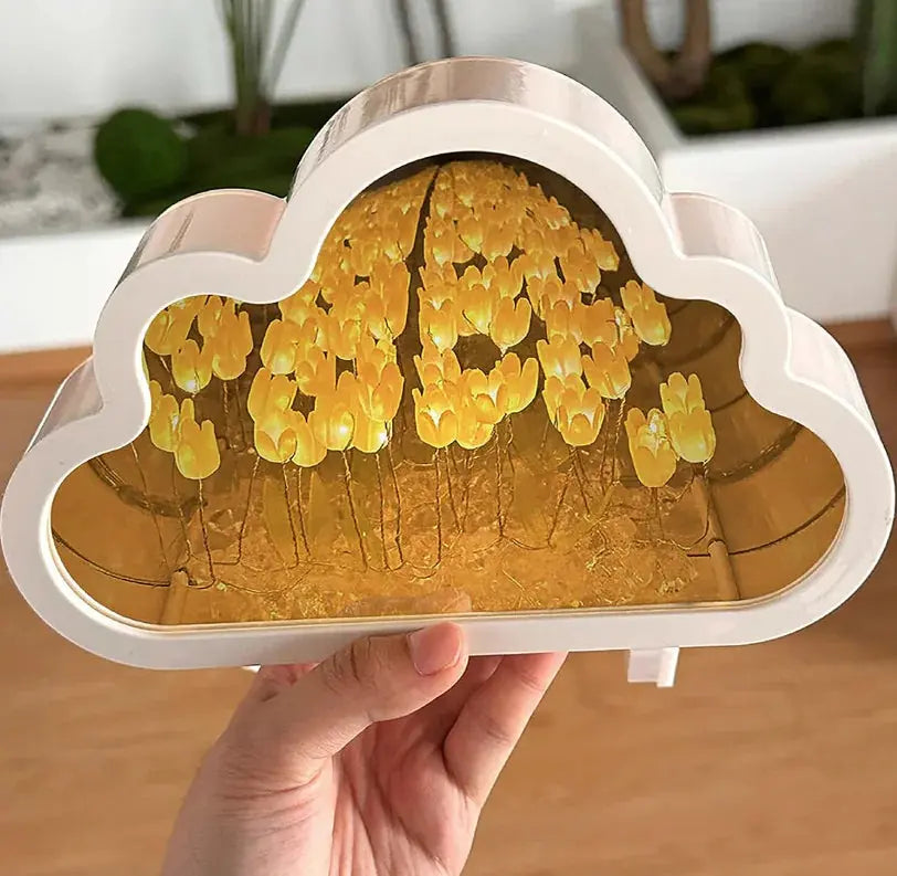 Cloud Tulip Mirror Lamp Uniquely Yours Designs