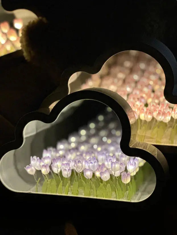 Cloud Tulip Mirror Lamp Uniquely Yours Designs