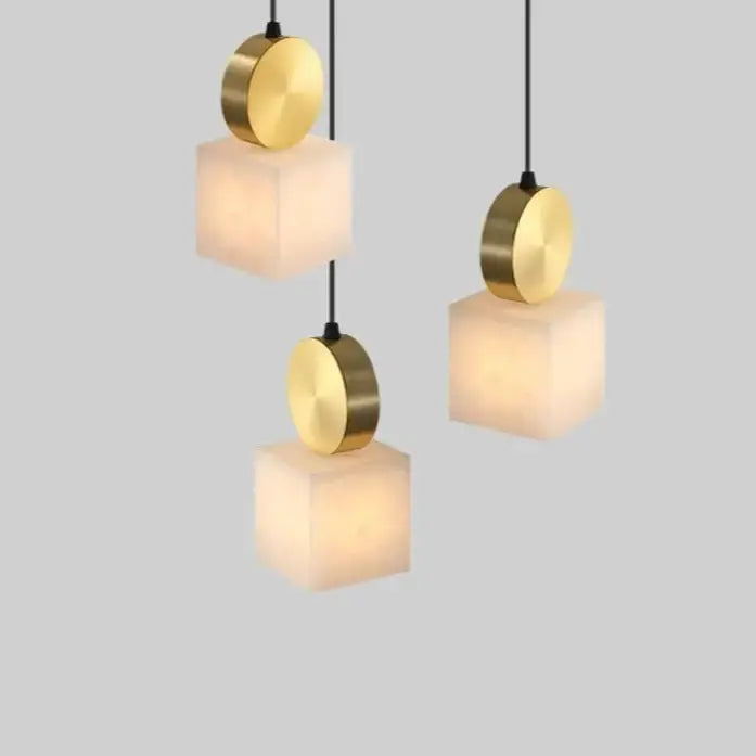 Creative Marble Squares Pendant Lights Uniquely Yours Designs