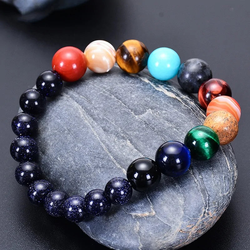 Eight Planets Natural Stone Bracelet Uniquely Yours Designs