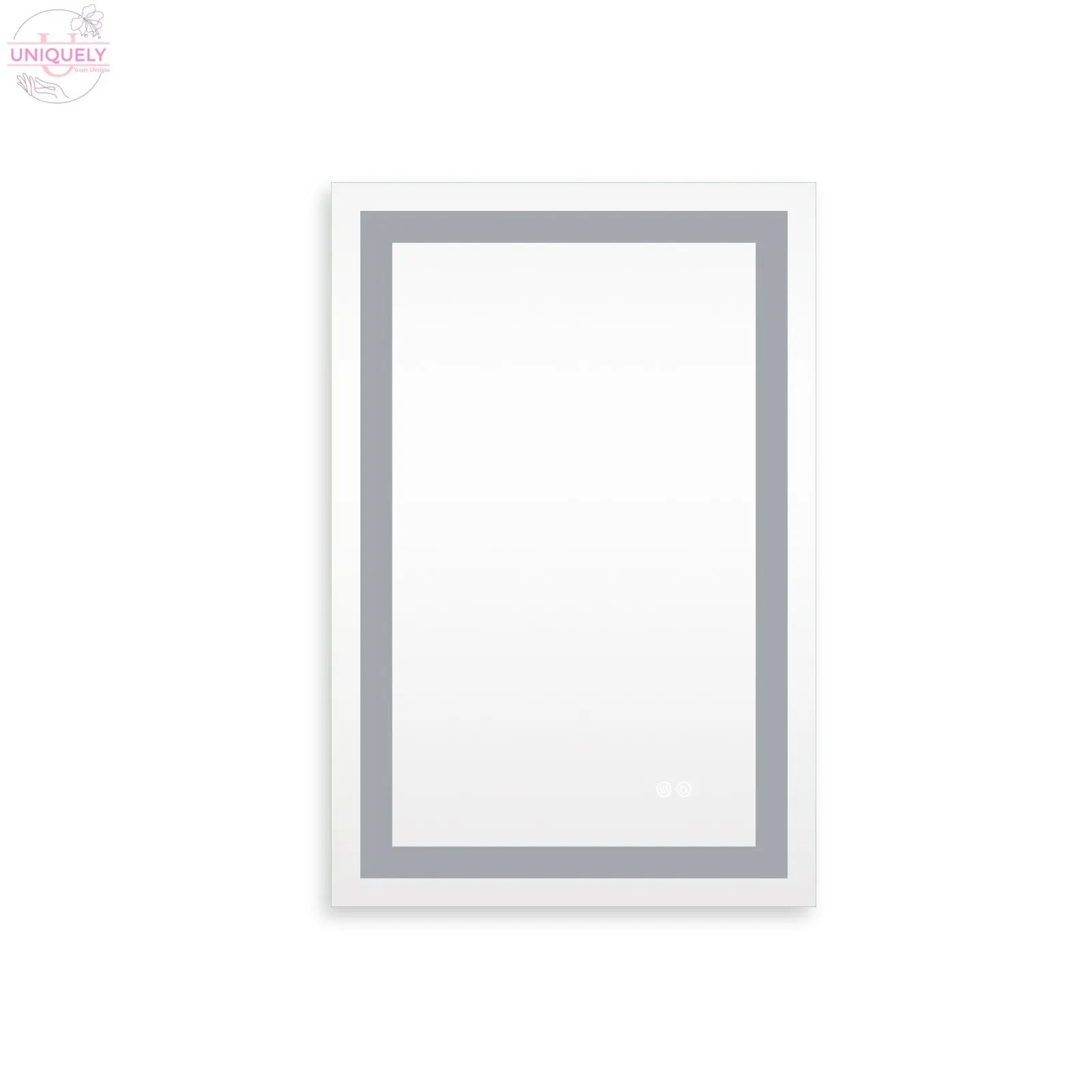 Frameless Rectangular LED Light Bathroom Vanity Mirror Doba