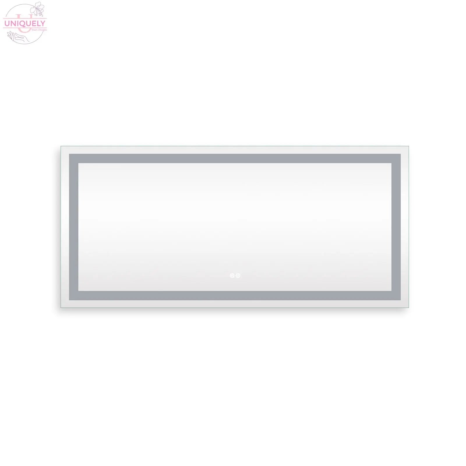 Frameless Rectangular LED Light Bathroom Vanity Mirror Doba