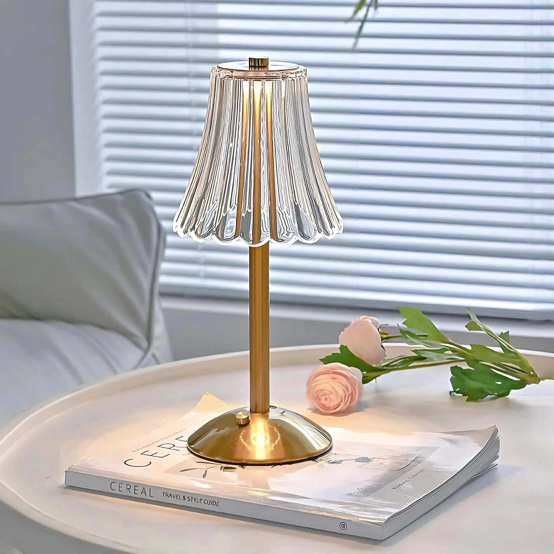 Iris Rechargeable Table Lamp Uniquely Yours Designs