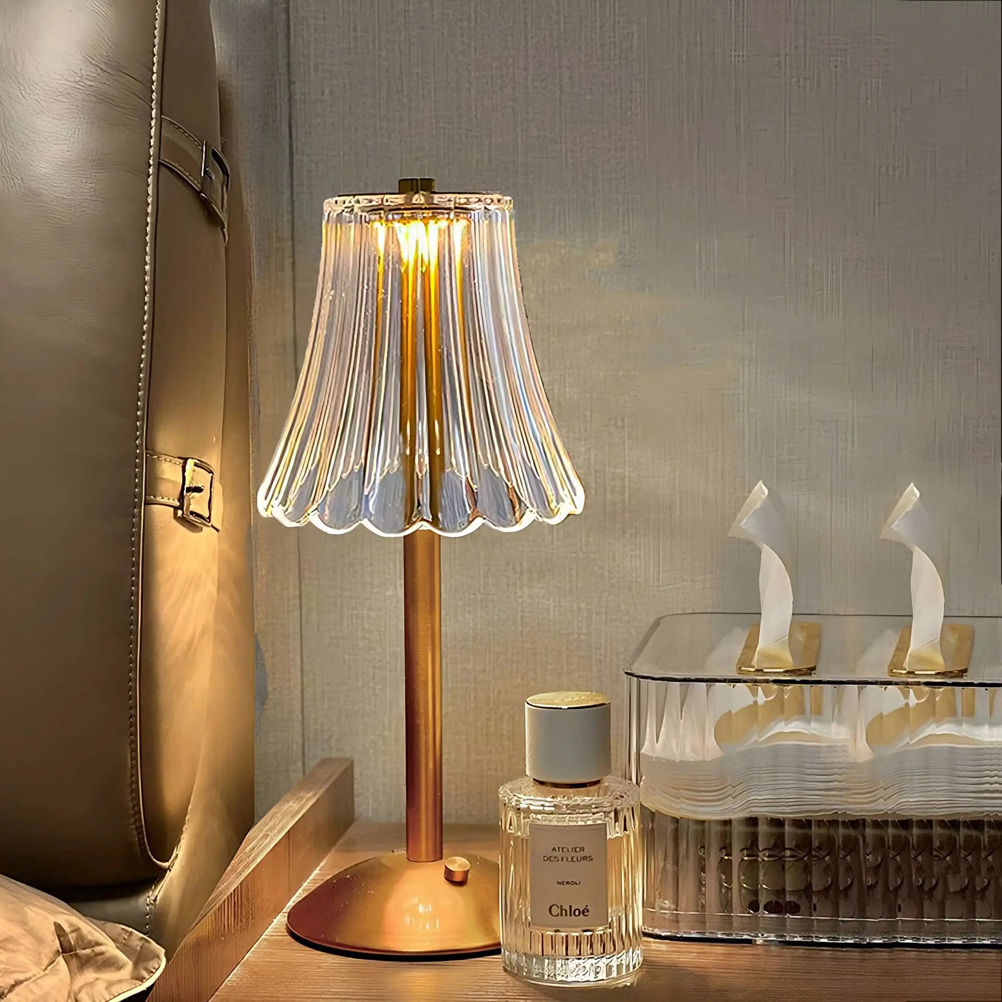 Iris Rechargeable Table Lamp Uniquely Yours Designs