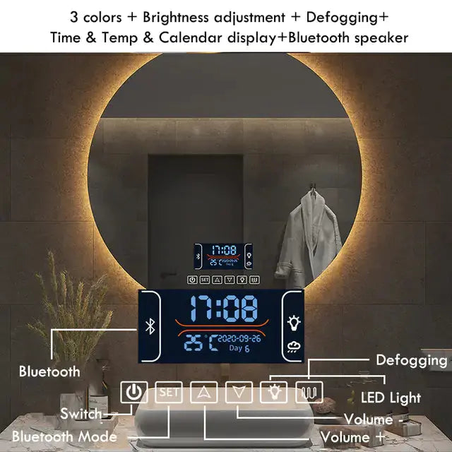 LED Bathroom Mirror Uniquely Yours Designs