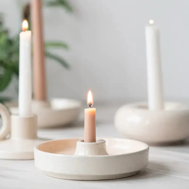 Nordic Ceramic Simple Candle Holder Uniquely Yours Designs