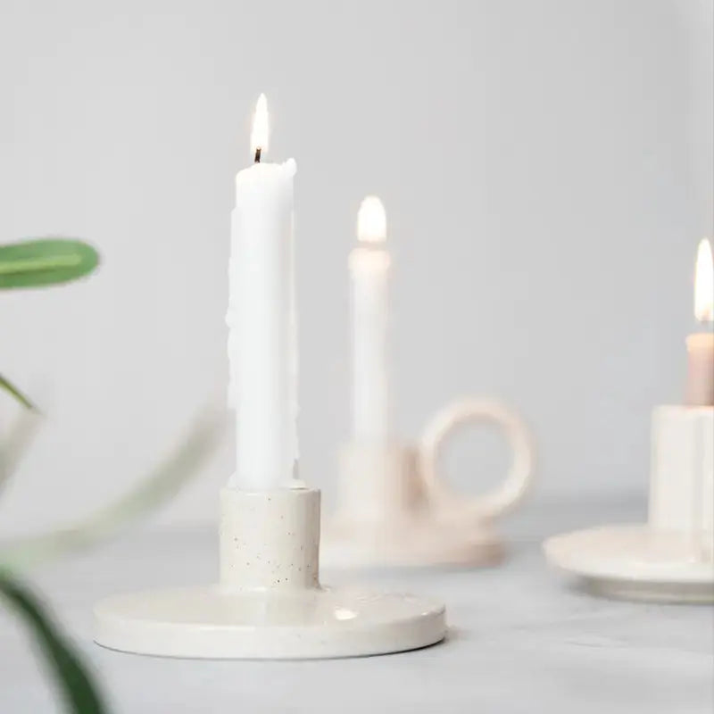 Nordic Ceramic Simple Candle Holder Uniquely Yours Designs