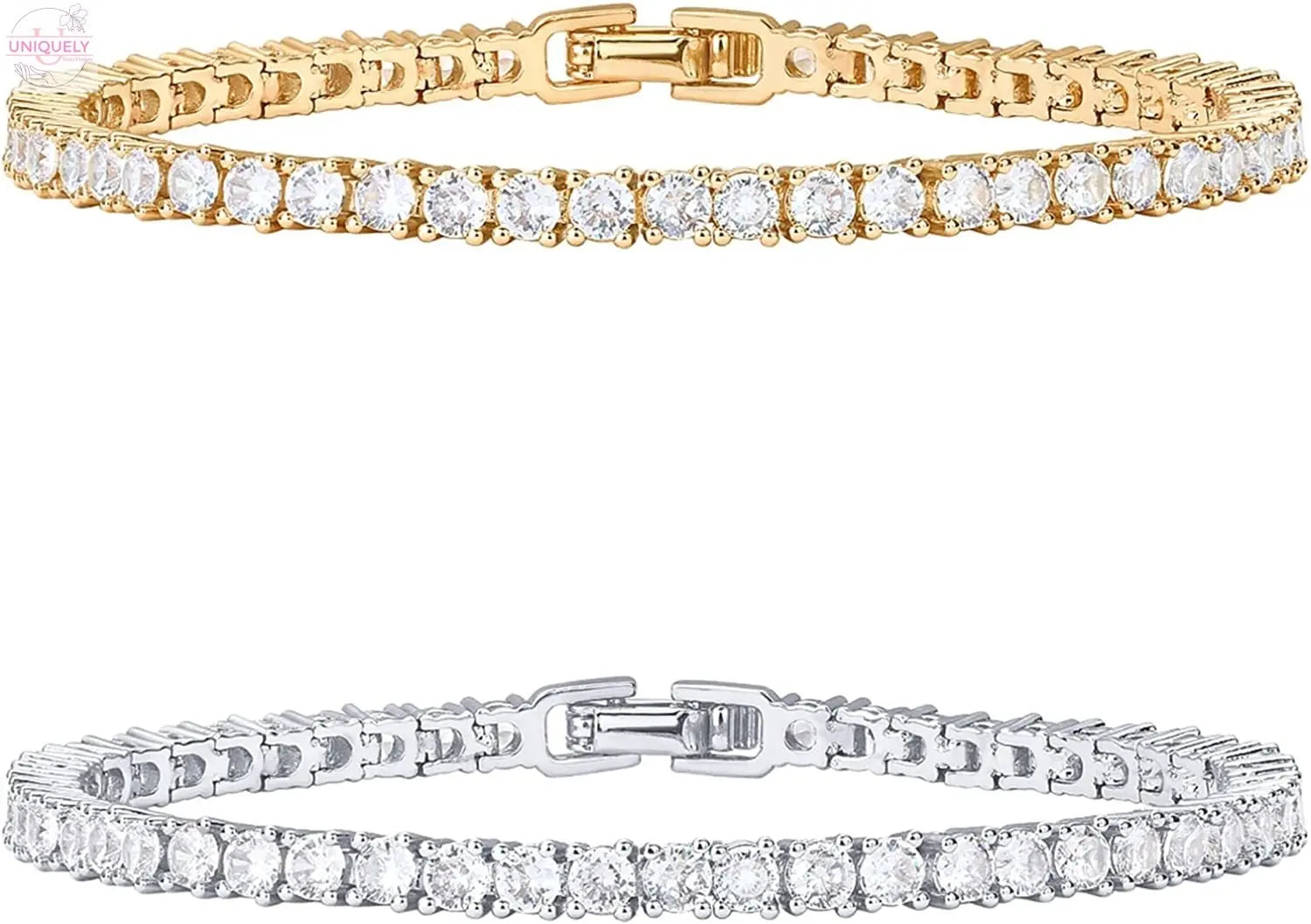 PAVOI Classic Tennis Bracelet | Cubic Zirconia Bracelets for Women | Size 6.5-7.5 Inch