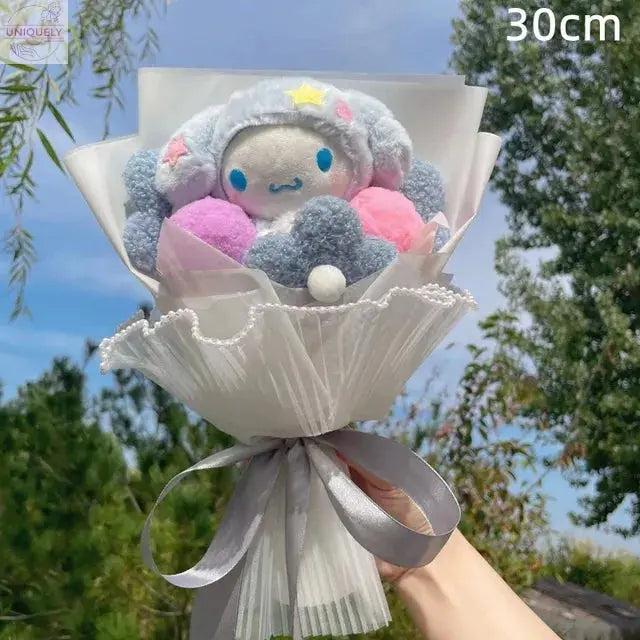 Plush Dolls  Flower Bouquet Uniquely Yours Designs