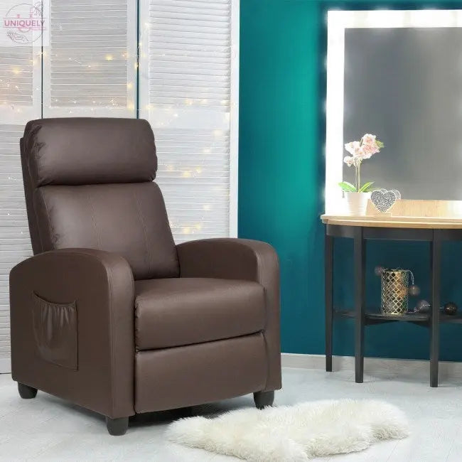 Recliner Sofa Wingback Chair with Massage Function Doba