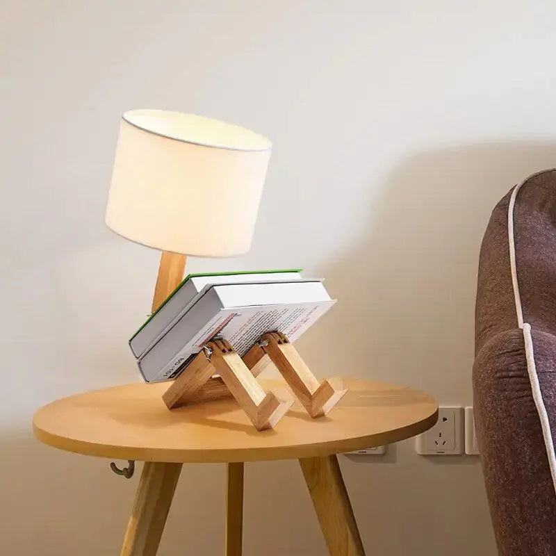 Robot Shape Table Lamp Uniquely Yours Designs