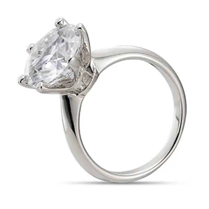 Sterling Silver Platinum Plated Ring Uniquely Yours Designs