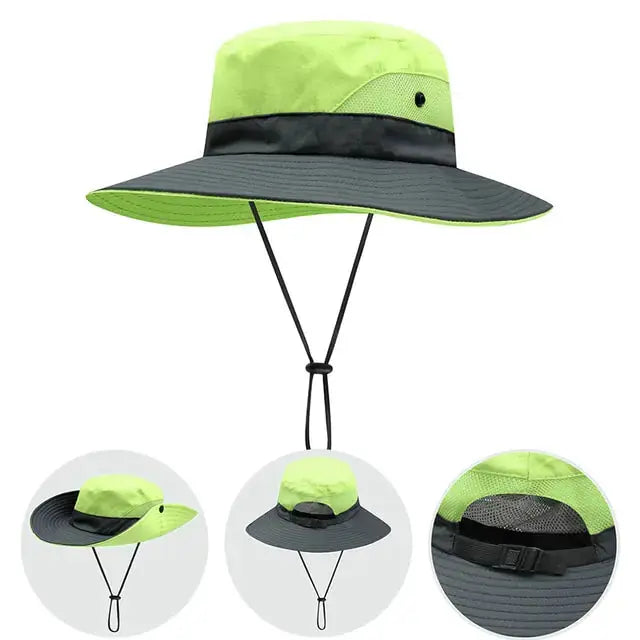 Summer Sun Hat Wide Brim UV Protection Uniquely Yours Designs