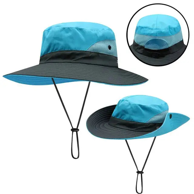 Summer Sun Hat Wide Brim UV Protection Uniquely Yours Designs