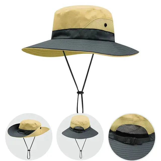 Summer Sun Hat Wide Brim UV Protection Uniquely Yours Designs