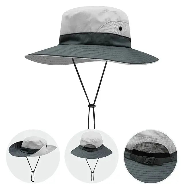 Summer Sun Hat Wide Brim UV Protection Uniquely Yours Designs