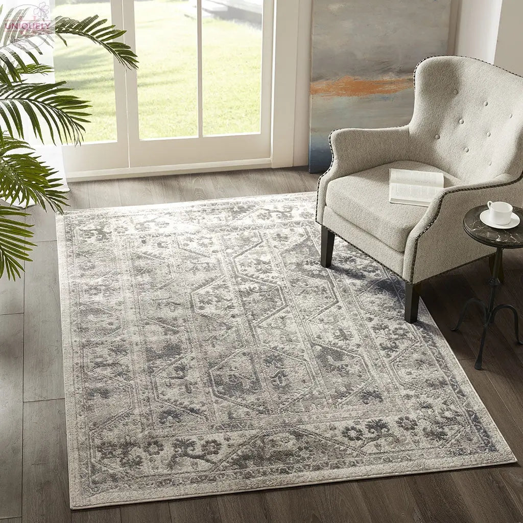 Tiled Border Area Rug Doba