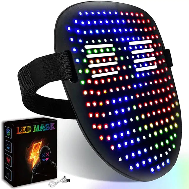 LED Party Face Mask Uniquely Yours Designs