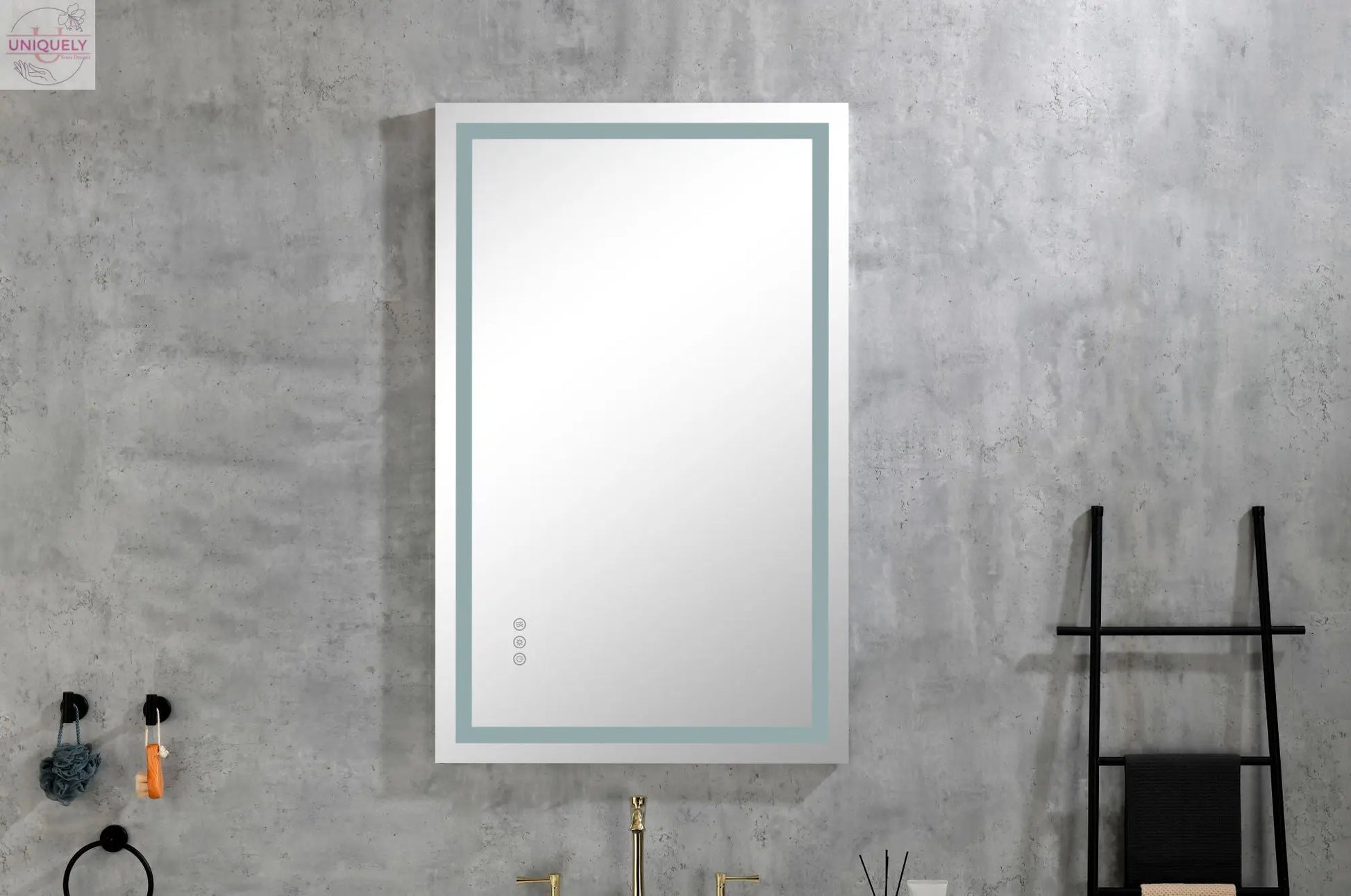 36*30in Led Mirror for Bathroom with Lights,Dimmable,Anti-Fog,Lighted Bathroom Mirror with Smart Touch Button,Memory Function(Horizontal/Vertical) Doba