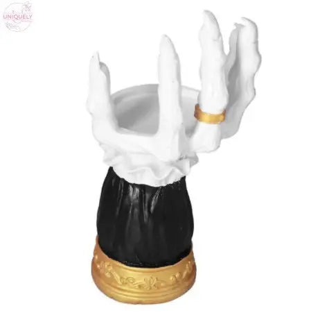 Witch Skeleton Hands Candle Holder Halloween Decorative Halloween Desktop Decor Doba