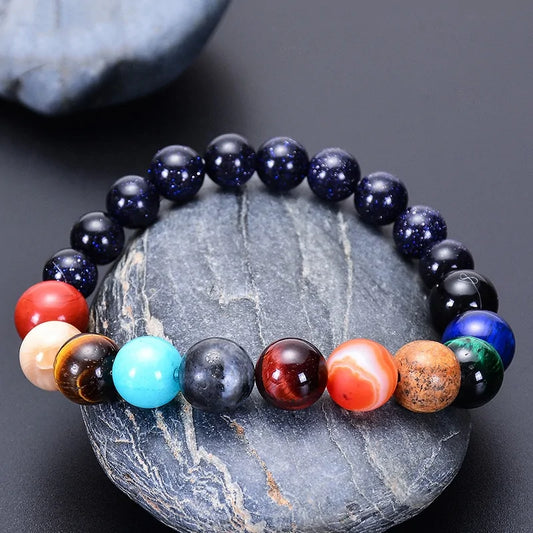 Eight Planets Natural Stone Bracelet Uniquely Yours Designs