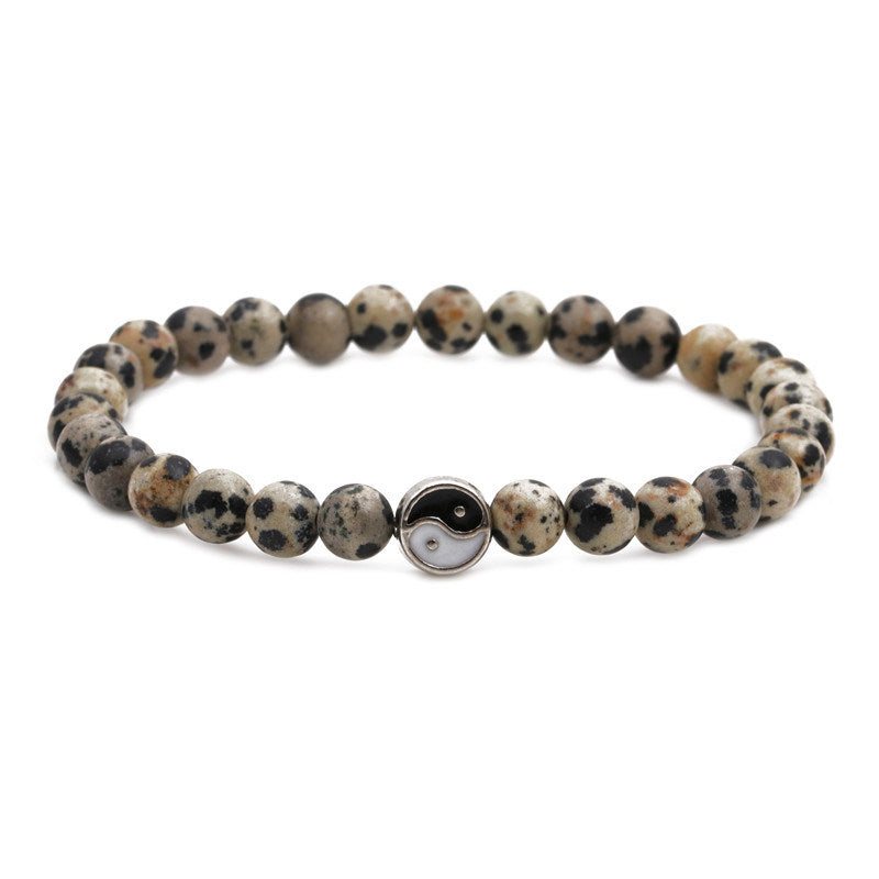 Bagua Bracelet Volcanic Stone Tiger's Eye Beads Doba