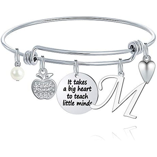 M MOOHAM Teacher Gifts for Women; Teacher Bracelet Teacher Appreciation Gifts End of Year Teacher Gifts for Teachers on Teachers Day Doba