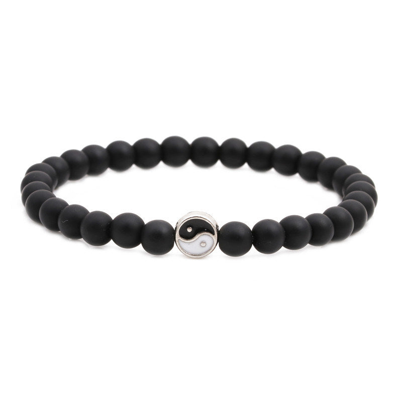 Bagua Bracelet Volcanic Stone Tiger's Eye Beads Doba