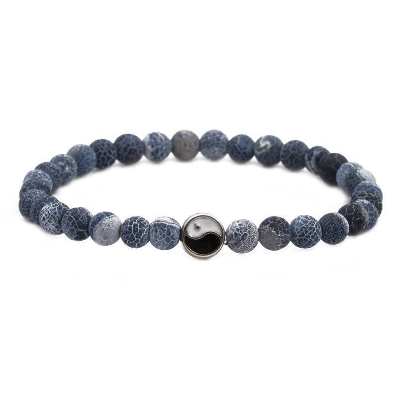 Bagua Bracelet Volcanic Stone Tiger's Eye Beads Doba