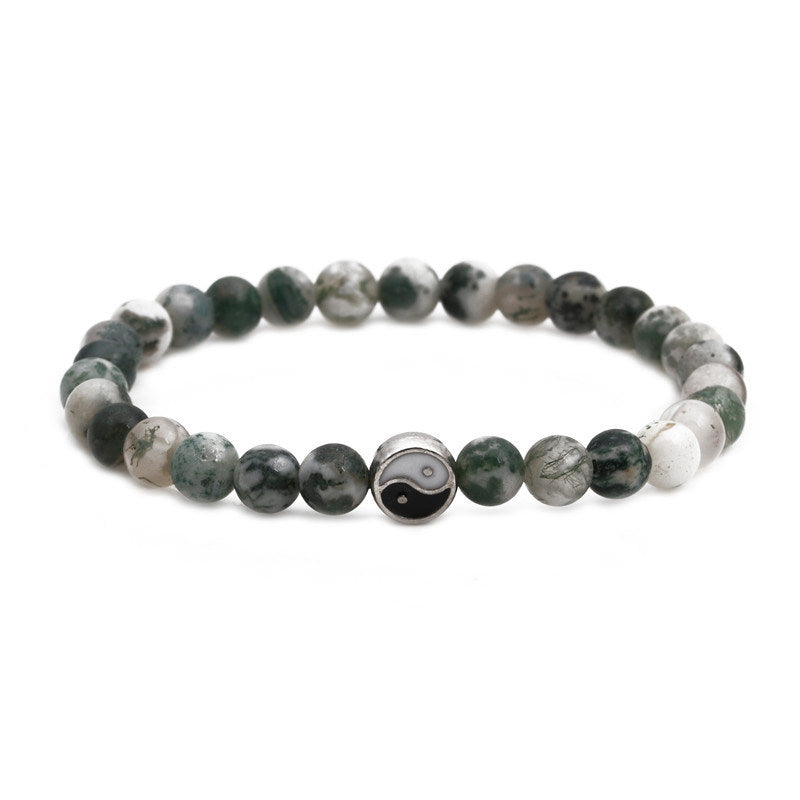 Bagua Bracelet Volcanic Stone Tiger's Eye Beads Doba