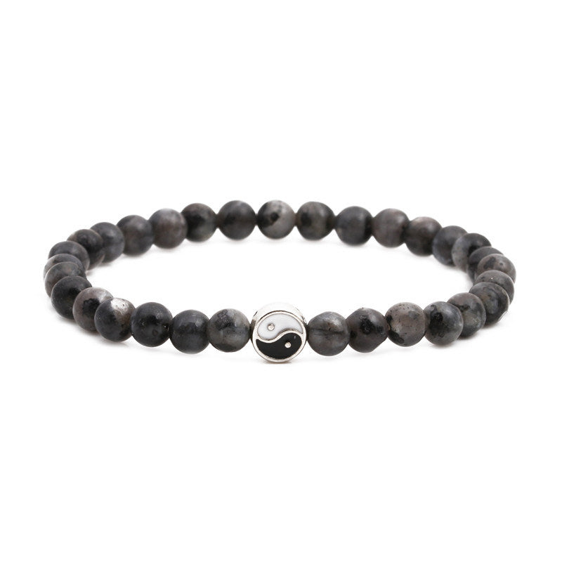 Bagua Bracelet Volcanic Stone Tiger's Eye Beads Doba