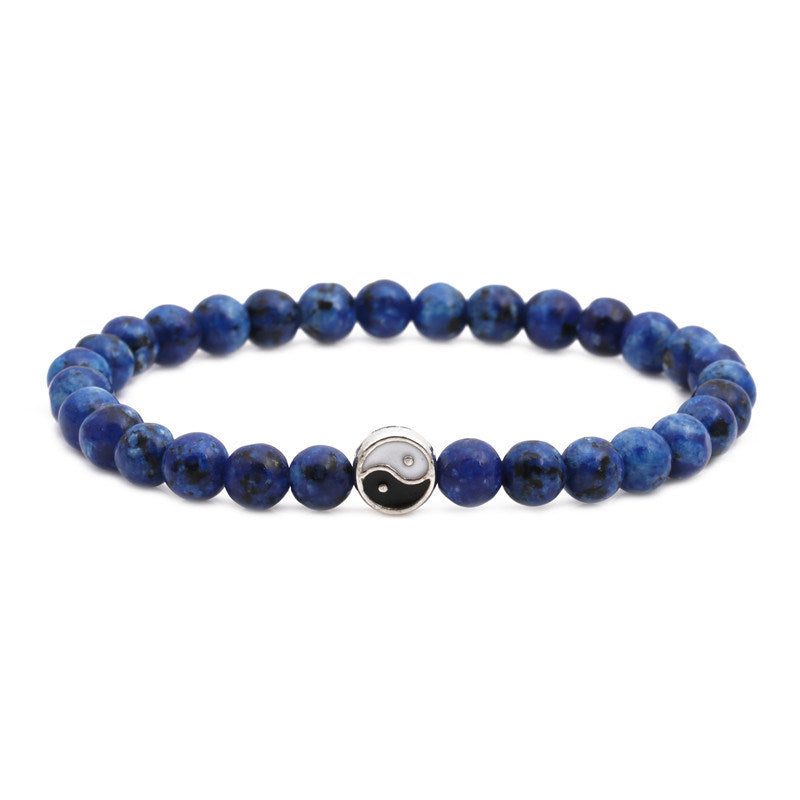 Bagua Bracelet Volcanic Stone Tiger's Eye Beads Doba