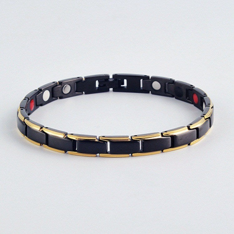 Fashion trend men's and women's magnet bracelet gold magnetite magnetic Doba