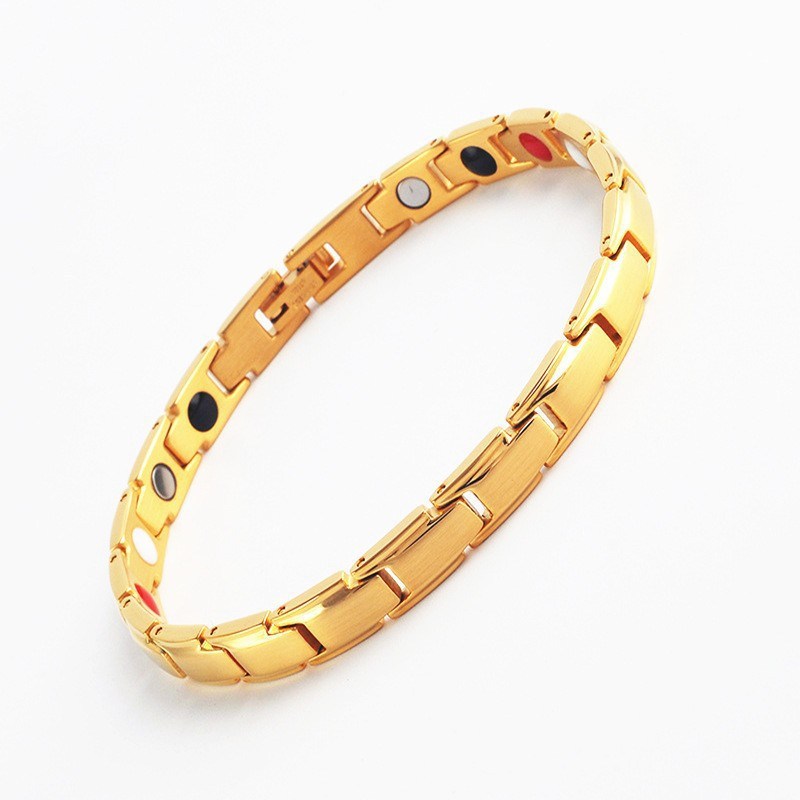 Fashion trend men's and women's magnet bracelet gold magnetite magnetic Doba