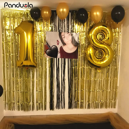 Rose Gold Number Balloon Party Decor Uniquely Yours Designs