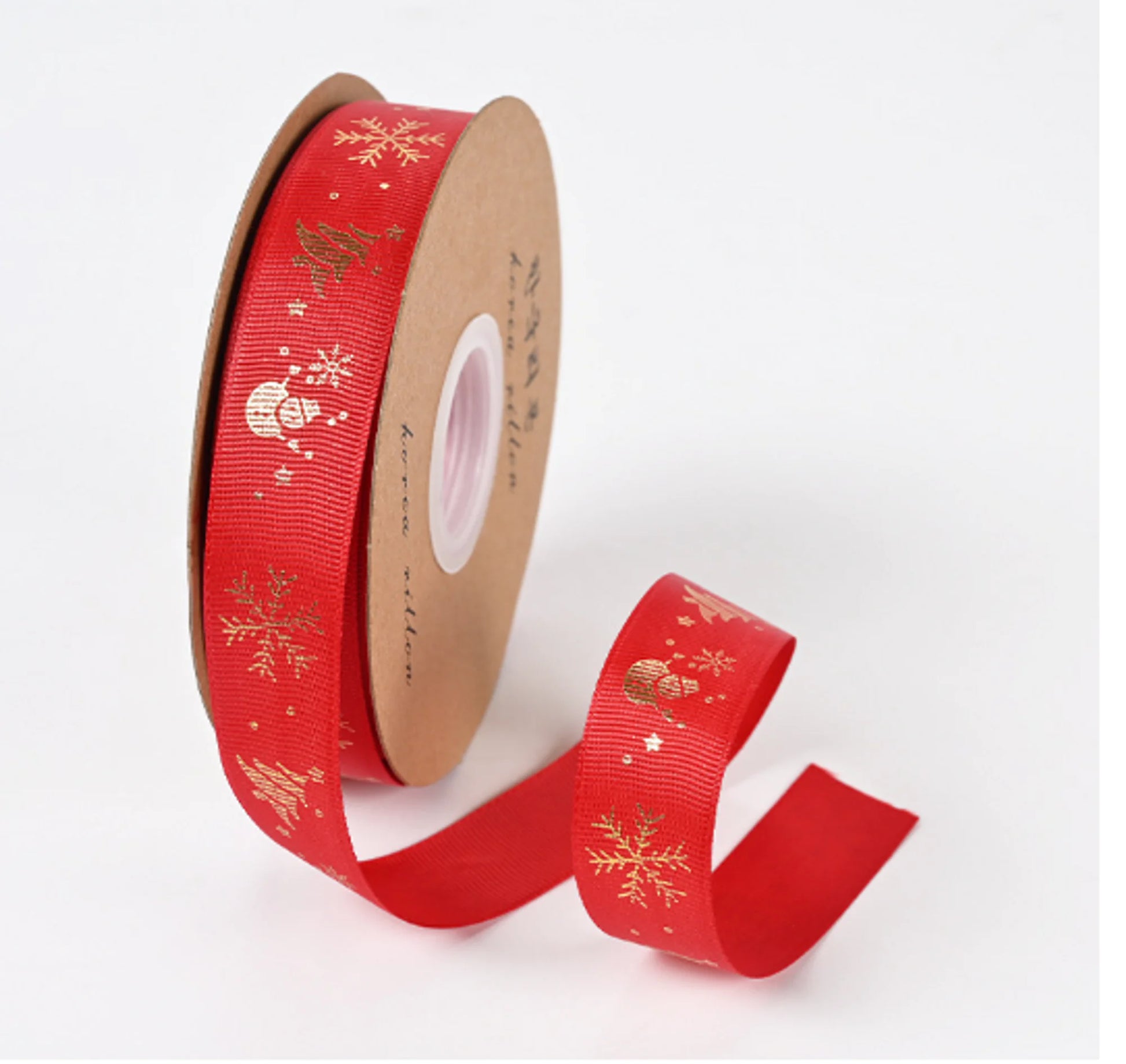 Ribbon Printed Christmas Design Decoration Gift Packing Uniquely Yours Designs